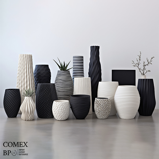 Importação de decoração preta