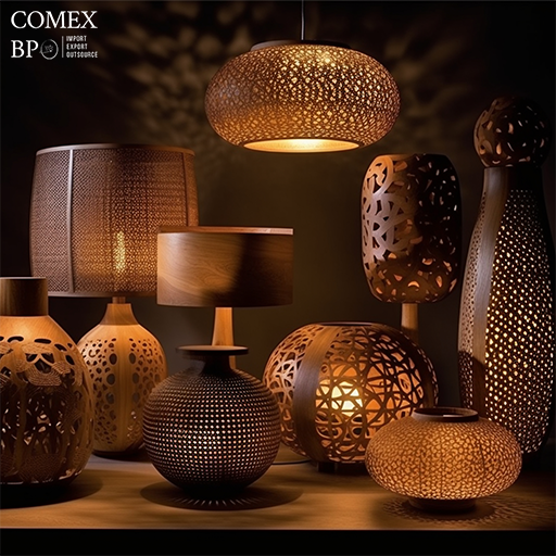 Importe peças decoração vindas da China